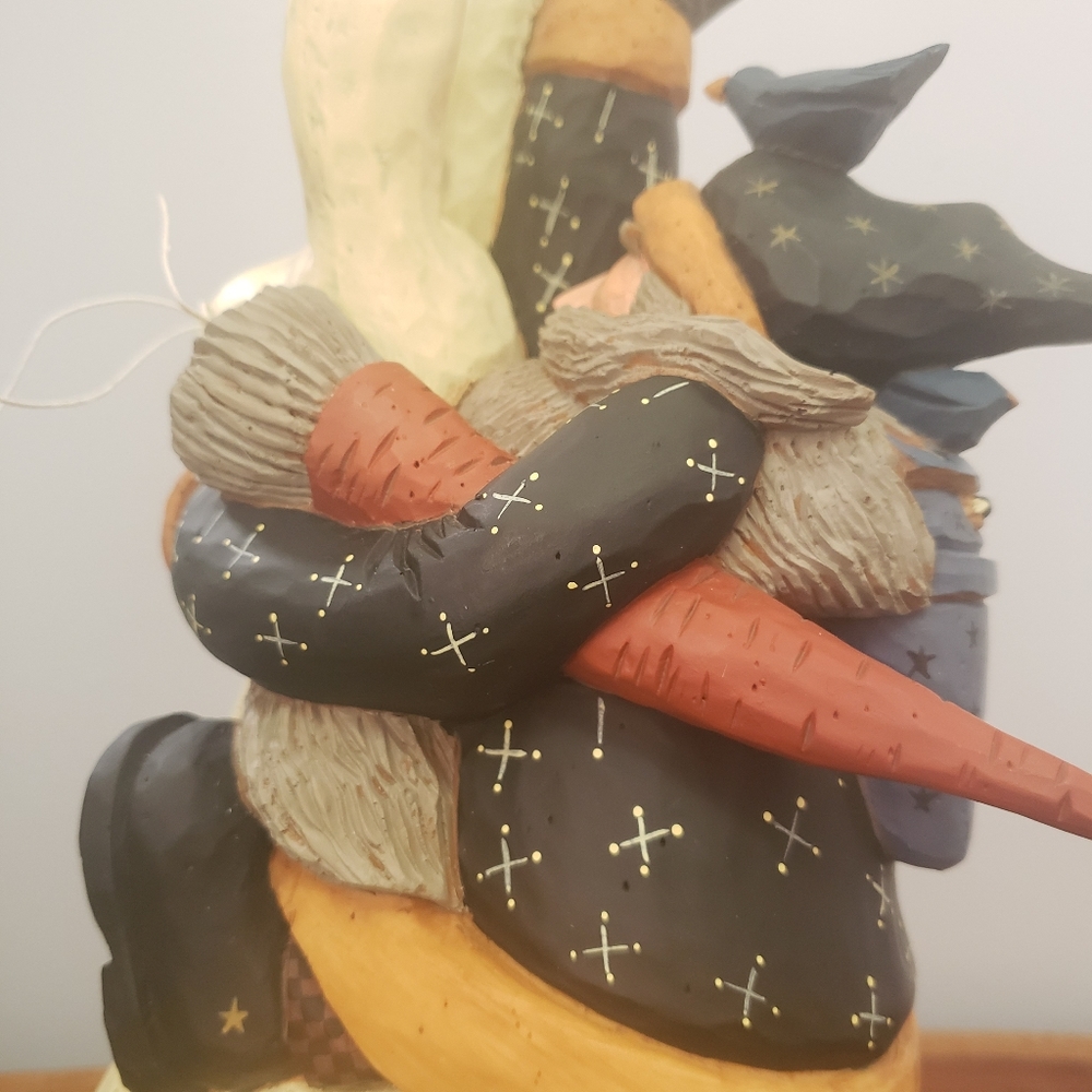 Vintage WILLIRAYE STUDIO Santa Riding Giant Rabbit NIB Williraye Studio - Picture 8 of 13